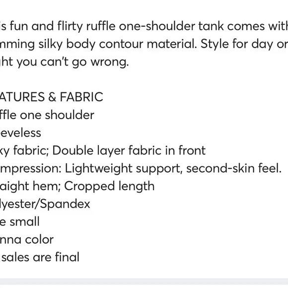 One-Shoulder Ruffle Top - Rust - Picture 5 of 5